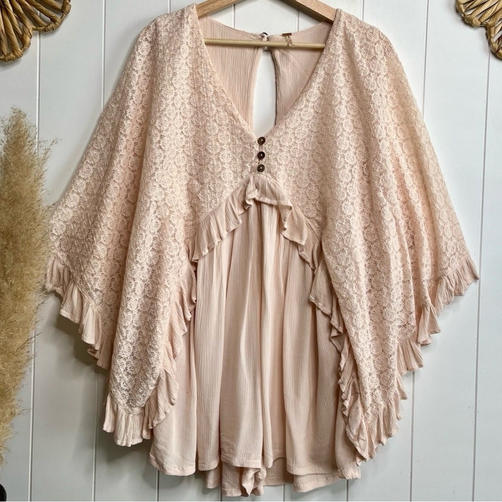 Free People Summer Pale Pink Jumpsuit
